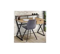 Bureau 1 tiroir ENZO pieds croisés design industriel