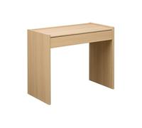 Bureau 1 tiroir John effet bois clair
