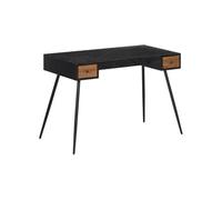 Vidaxl Bureau 117x56,5x75 Cm Teck Massif Récupéré Multicolore