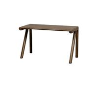 Bureau 130x60 cm bois de manguier brun foncé Tug