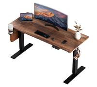 Bureau 140 x 70 cm, Bureau à hauteur réglable électriquement, avec fonction mémoire et technologie anti-collision Chargement rapide USB/Type C