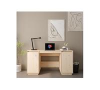 vidaXL Bureau 140x50x75 cm Bois massif de pin 814324