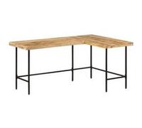 vidaXL Bureau 165x110x77 cm en bois massif de manguier et fer Multicolore