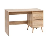 5five Bureau Abana 2 tiroirs bois clair