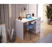 Bureau 3 tiroirs Idro Modern - Marque Amazon - Movian - Blanc