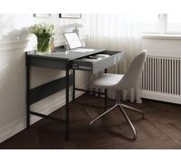 Bureau 90/120 x 55 - Style loft moderne avec tiroirs - Bureau avec pieds en métal - Cachemire, anthracite ou chêne Artisan