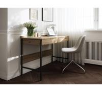 Bureau 90/120 x 55 - Style loft moderne avec tiroirs - Bureau avec pieds en métal - Cachemire, anthracite ou chêne Artisan