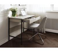 Bureau 90/120 x 55 - Style loft moderne avec tiroirs - Bureau avec pieds en métal - Cachemire, anthracite ou chêne Artisan