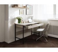 Bureau 90/120 x 55 - Style loft moderne avec tiroirs - Bureau avec pieds en métal - Cachemire, anthracite ou chêne Artisan