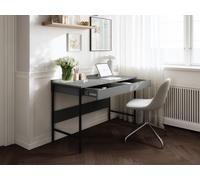 Bureau 90/120 x 55 - Style loft moderne avec tiroirs - Bureau avec pieds en métal - Cachemire, anthracite ou chêne Artisan