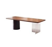 Bureau à Domicile Table à thé chinoise en bois massif de style Wabi-sabi, meuble de réception de grande taille for salon, bureau d'ordinateur for chef d'entreprise Table Simple et Moderne(180x80x75cm)
