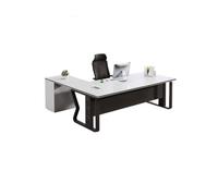 Bureau à domicile utilisé comme bureau de président moderne - Mobilier de bureau simple - Bureau exécutif - Bureau de superviseur - Table simple et moderne (B) (taille unique)