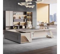 Bureau administratif Luxueux en Forme de L - 70,9/78,74 Pouces - Bureau d'ordinateur spacieux en Bois Massif, Poste de Travail administratif Moderne et Simple