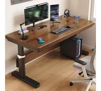 Bureau Assis Debout, Bureau Étudiant Réglable en Hauteur, Table écriture Rectangulaire Ergonomique for Gain de Place