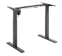 Bureau assis/debout Ergo Office ER-433 réglable en hauteur électriquement, jusqu'à 80kg, châssis sans plateau de table Gris