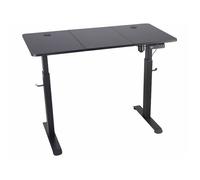 Bureau assis/debout - General Office - Noir - Électrique - Réglable - Avec roulettes