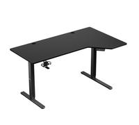 huzaro Hero 9.1 | Bureau d'angle Assis Debout | Electrique - Hauteur réglable | 3 Commandes de mémoire | Design Ergonomique | Construction en métal | Parfait pour Un Poste PC Gaming | Noir