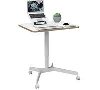 Bureau Assis-Debout - LEITZ - Ergo - Hauteur Réglable Pneumatique - Capacité 20kg - Petit Bureau 80 cm