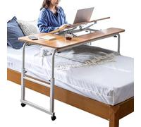 Bureau assis-debout mobile réglable avec roues de frein et barre anti-chute, plateau inclinable pour bureau à domicile, supporte jusqu'à 150 kg