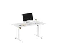 Worktime - Bureau réglable en hauteur électriquement Blanc