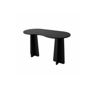 Bureau asymétrique Berlin design organique MDF Noir 120x60x75 cm