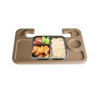 Bureau Au Volant Automatique, Plateau De Siège De Voiture 2 En 1, Accessoires Extérieurs Automobiles | Essentiels De Voiture Pour Femmes, Support Pour Ordinateur Portable Avec Poignée Porte-boissons P