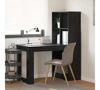 vidaXL Bureau d'écriture Chic avec étagère et rangement bois d'ingénierie
