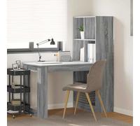 Bureau avec étagère avec stockage Bois d'ingénierie d'écriture de Chic vidaXL vi