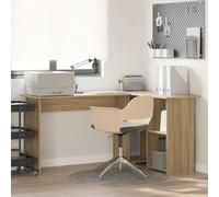vidaXL Bureau avec étagère Vieux bois 142 x 102 x 73 cm Bois composite