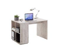 Bureau avec étagères latérales 117x73x75 cm Chêne sable