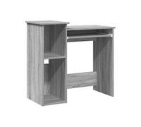 vidaXL Bureau avec étagères Sonoma gris 84x40x78 cm Bois d'ingénierie