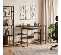 Bureau avec rangement 113,5 x 52 x 75,5 cm bureau de travail vidaXL vidaXL