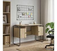 Bureau avec rangement 120 x 50,5 x 75,5 cm bureau informatique de travail vidaXL