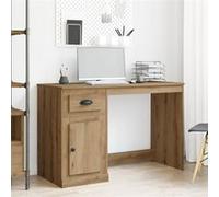 vidaXL Bureau Chêne Artisan 50x115x75 cm Design contemporain Rangement pratique