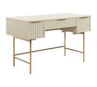 PASCAL MORABITO - Bureau avec rangements - Beige et doré - VITESDA de