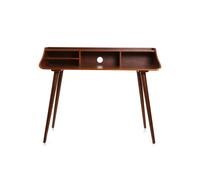 Miliboo Bureau avec rangements Vintage Bois foncé L120 cm NORDECO