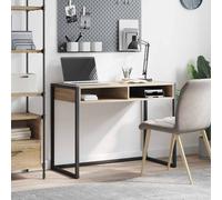 Bureau avec stockage Bois d'ingénierie industriel Style loft urbain vidaXL vidaX