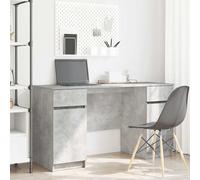 Bureau avec tiroir avec stockage avec porte Bois d'ingénierie de Chic vidaXL vid