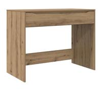 Bureau avec Tiroir Chêne Artisan Bois Construit 100x50x78 cm | Design droit, bois solide, tiroir de rangement, taille compacte, utilisation polyvalente, facile à garder propre