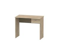 Bureau droit Pegane Bureau avec tiroir coloris Cambrian - Hauteur 75 x Longueur 90 x Profondeur 50 cm --