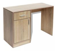 Bureau Avec Tiroir Et Placard 100 X 40 X 73 Cm Chêne - Vidaxl Marron