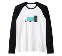 Bureau avec Un mélange de thé apaisant Manche Raglan