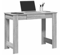 Bureau - Sonoma gris - 100x45x75 cm - Bois d'ingénierie - Montage facile