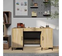 Bureau Blanc 140x50x75 cm Bois d'Ingénierie Table de Travail Ordinateur vidaXL