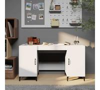 Bureau Blanc 140x50x75 cm Bois d'ingénierie