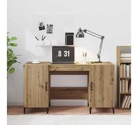 vidaXL Bureau Chêne artisan 140 x 50 x 75 cm Bois d'ingénierie 8004203