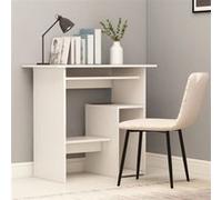 Bureau Blanc 80x45x74 cm Bois d'ingénierie Blanc G