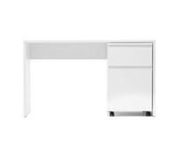 Bureau Blanc Avec Conteneur Mobile