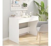 Bureau Blanc, CLOUD, Table à écrire, Pour 1 personne, Blanc 101x50x76,5 cm Aggloméré BBB436