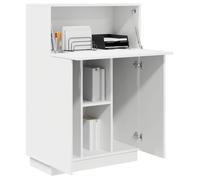 Bureau Blanc, CLOUD, Table à écrire, Pour 1 personne, Blanc 71.5x31.5x106.5 cm ,bois d'ingénierie BBB1010